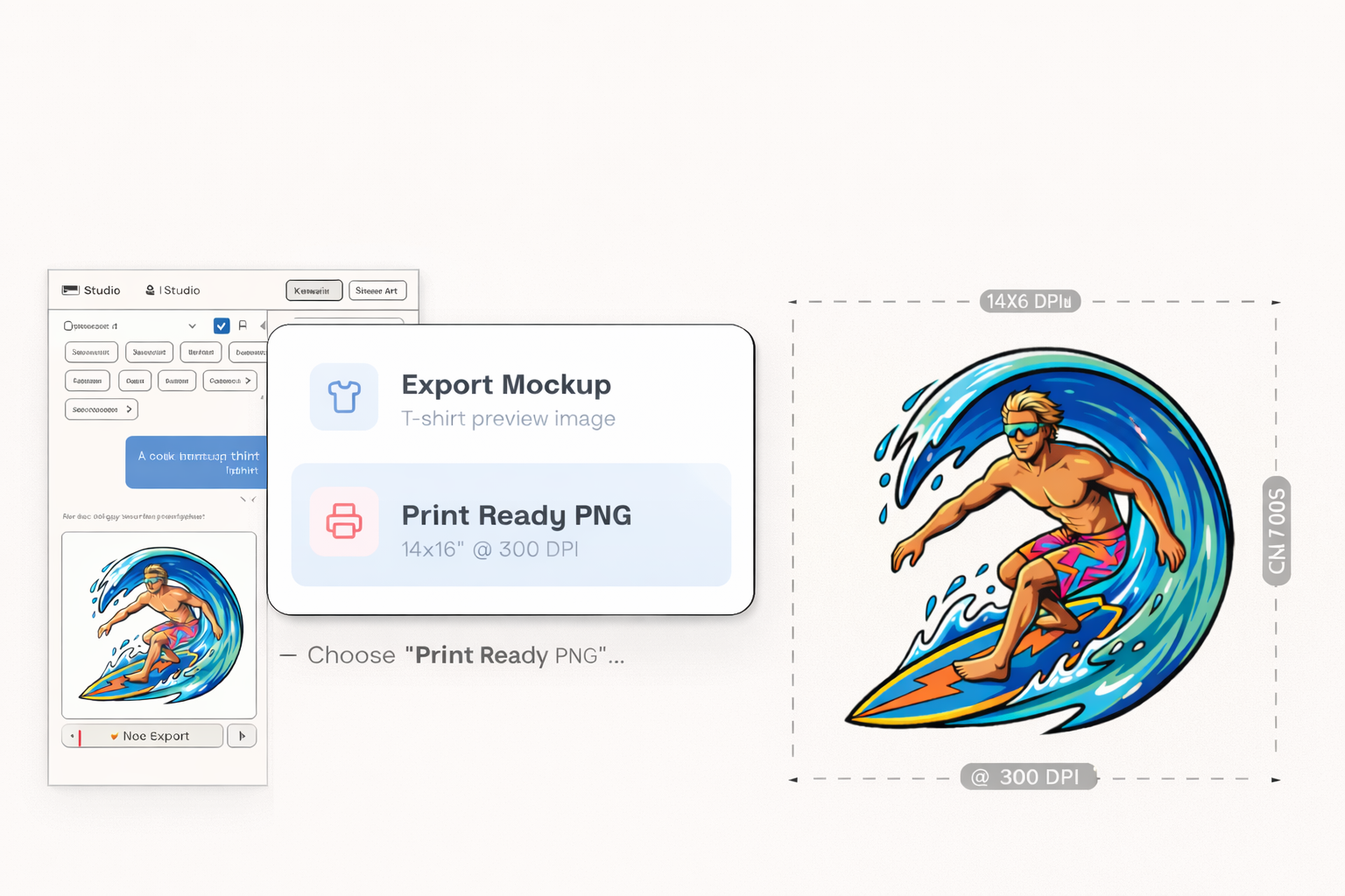 One-Click Print-Ready Exports