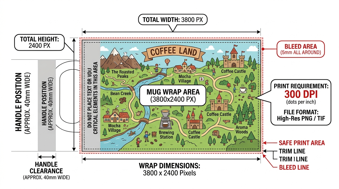 Mug Design Specs for Every POD Platform