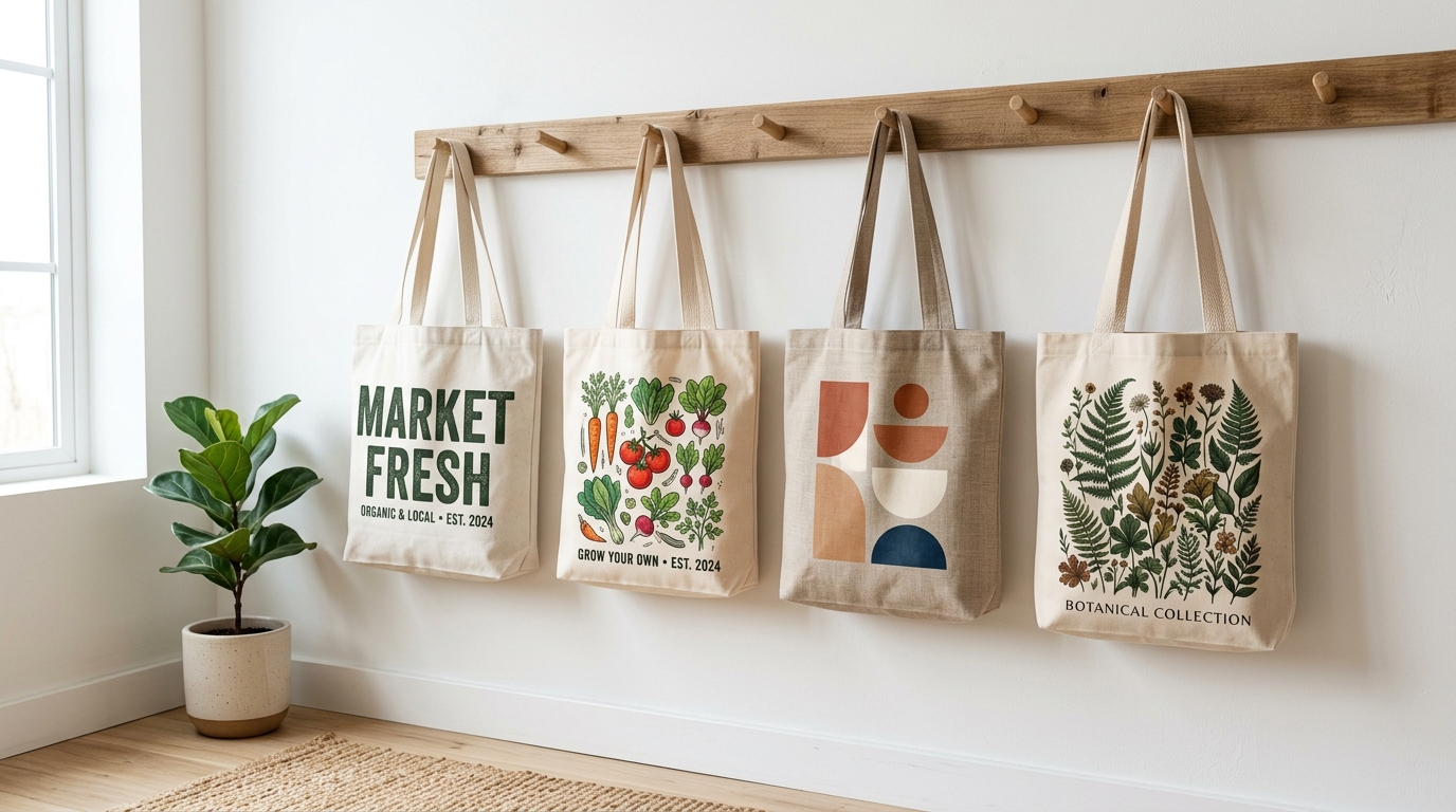 AI Tote Bag Designs — From Prompt to Print-Ready