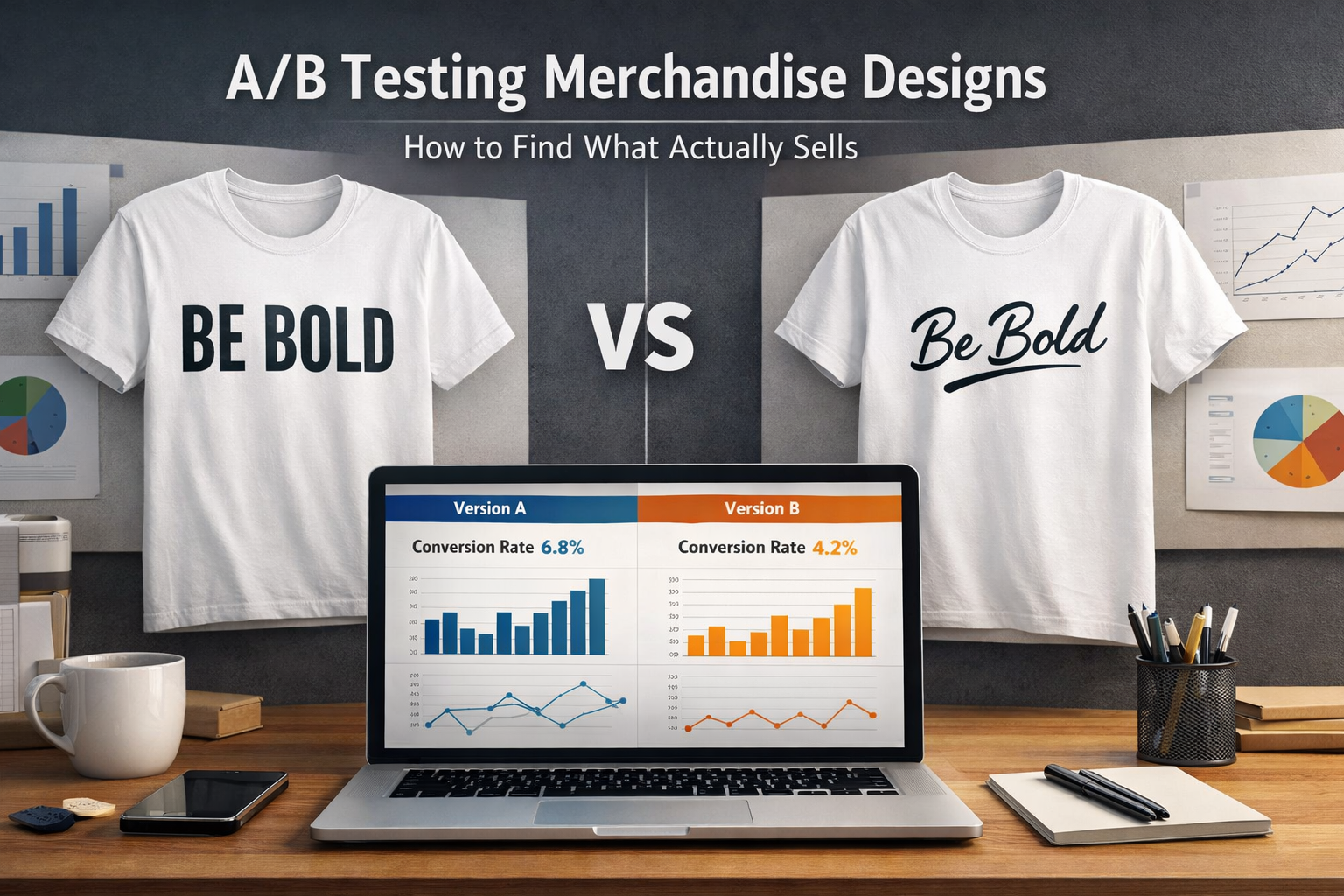 A/B Testing Merchandise Designs: How to Find What Actually Sells