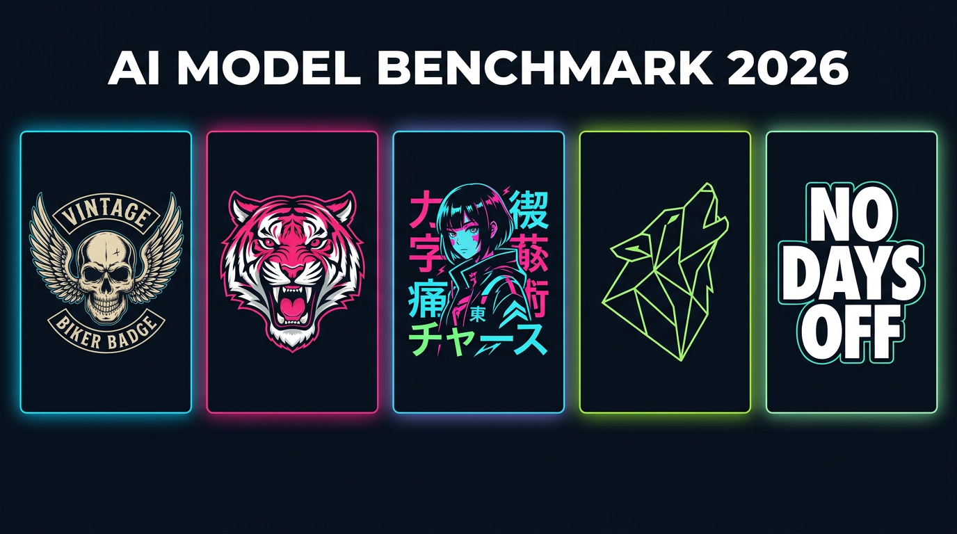 10 AI Image Models Tested for T-Shirt Design: The Ultimate Benchmark (2026)