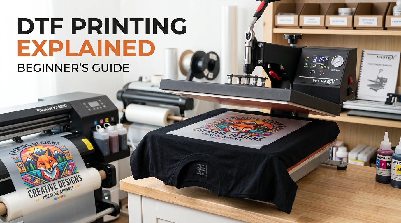 DTF Printing Explained: What It Is, How It Works, and Why POD Sellers Should Know