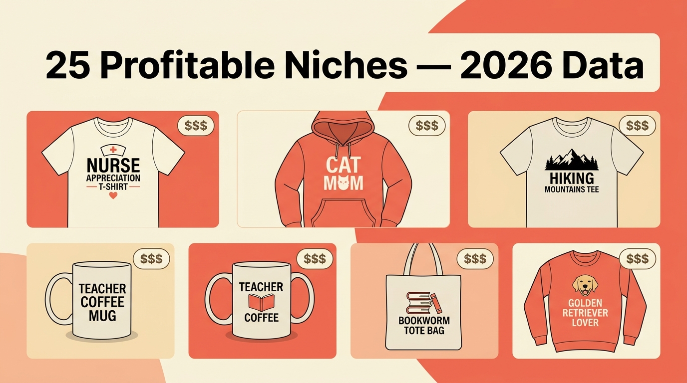 Best Etsy Niches for Print-on-Demand in 2026 (With Real Demand Data)