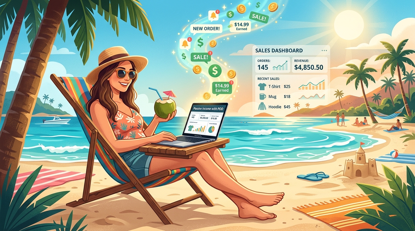 Passive Income with Print-on-Demand: What's Realistic in 2026
