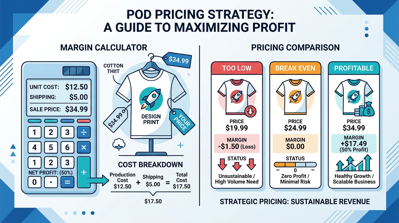 POD Pricing Strategy: How to Price Your Print-on-Demand Products for Maximum Profit