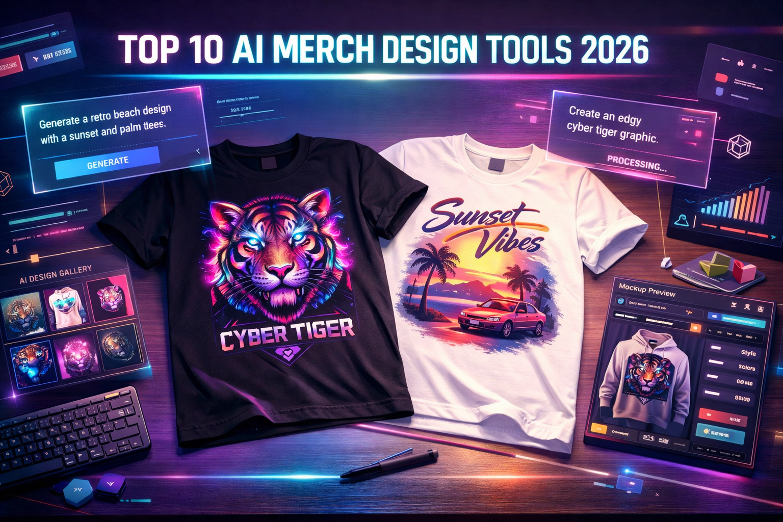 Top 10 AI Merch Design Tools in 2026 (Ultimate Guide)