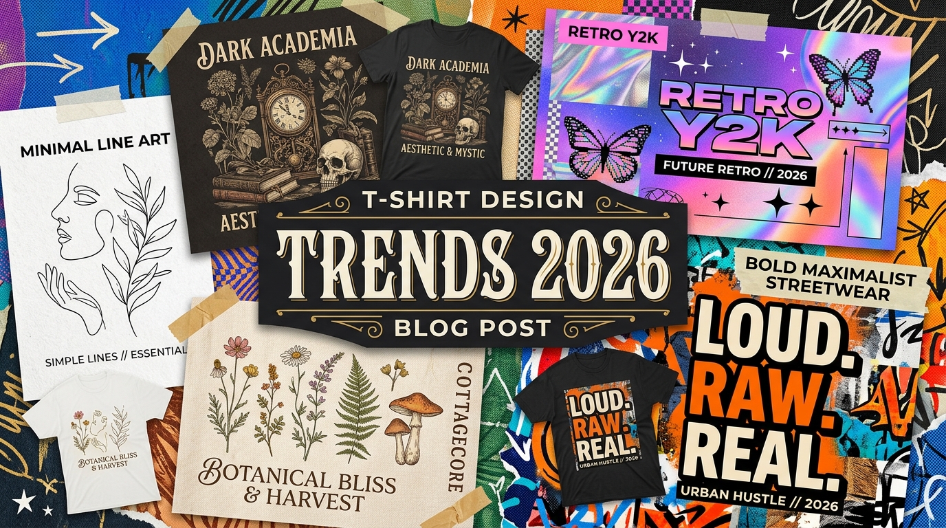 T-Shirt Design Trends 2026: What's Selling on Amazon, Etsy & Redbubble