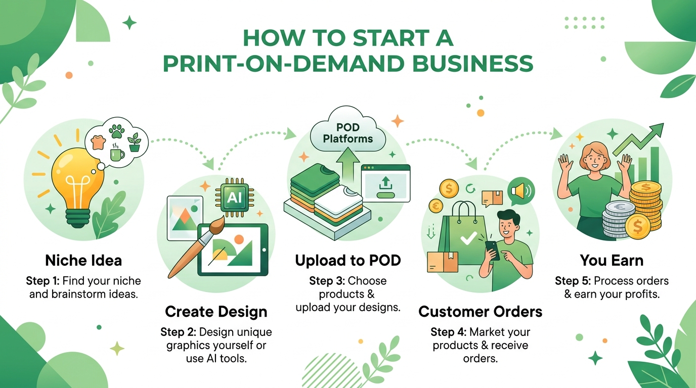What is Print-on-Demand and How Does It Work?
