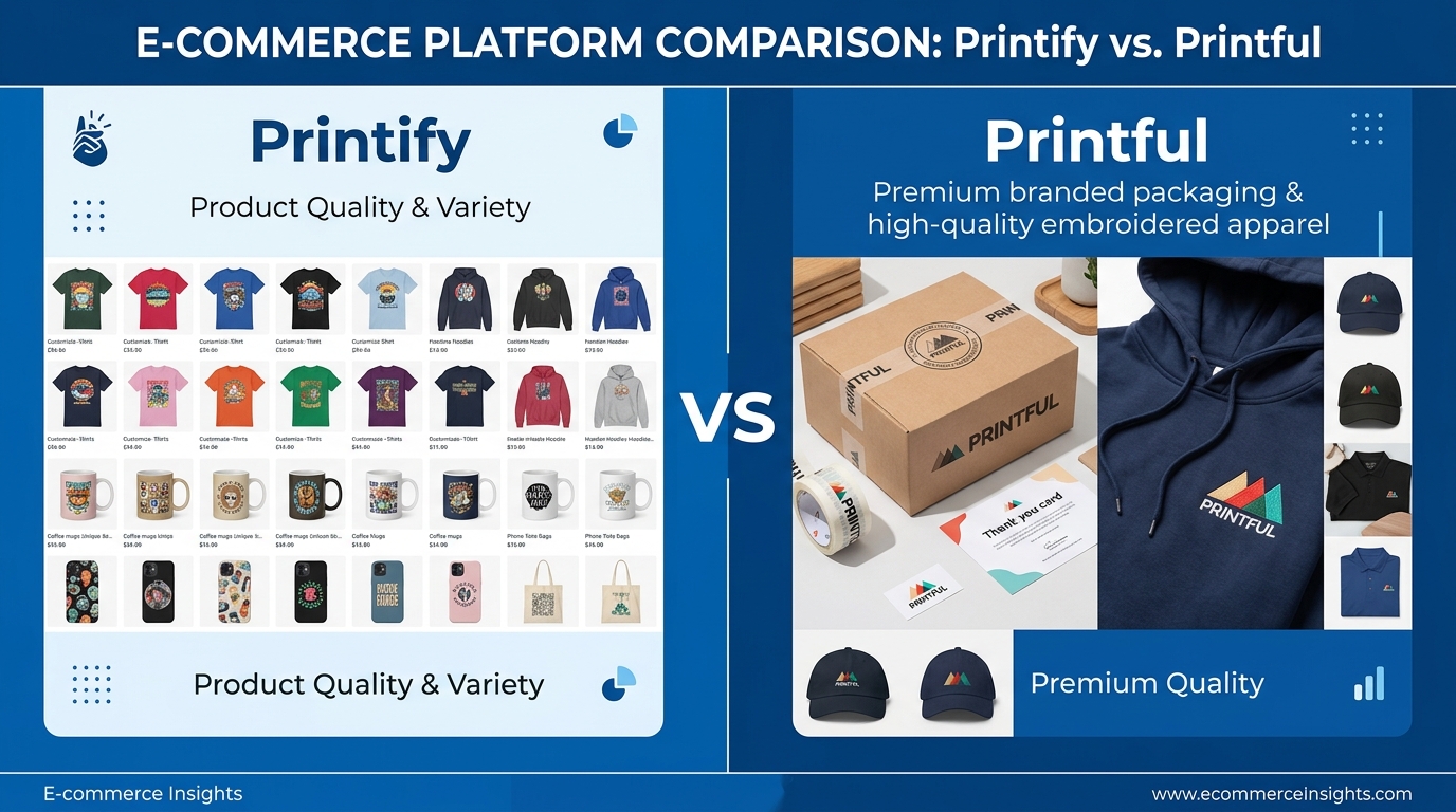Printify vs Printful: The Short Answer