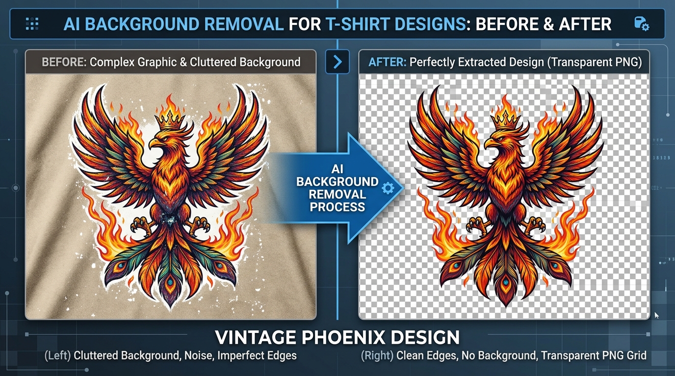 Why Background Removal is Essential for Print-on-Demand